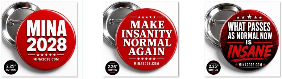 MINA 2028 PIN-BACK BUTTON BUNDLE PACK